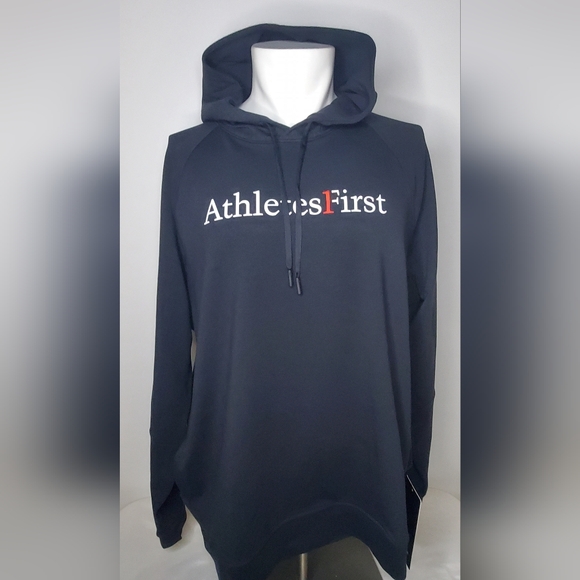 lululemon athletica Other - 🔥HostPic🔥NWTLululemon SizeXXL-City Sweat Pullover Hoodie"Athletes First" Black